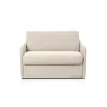 Fauteuil couchage rapide 100x190 en tissu DANOU (Beige)