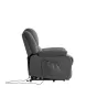 Fauteuil de relaxation électrique avec releveur en tissu RELAX (Gris foncé)