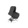 Fauteuil de relaxation électrique avec releveur en simili RELAX (Noir)