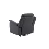 Fauteuil de relaxation électrique en tissu TONIO (Gris foncé)