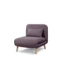 Banquette scandinave 1 place convertible BZ (Aubergine)