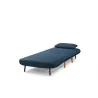 Banquette scandinave 1 place convertible BZ (Bleu pétrole)