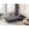 Banquette scandinave 1 place convertible BZ (Gris foncé)