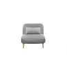 Banquette scandinave 1 place convertible BZ (Gris clair)