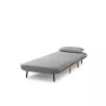 Banquette scandinave 1 place convertible BZ (Gris clair)