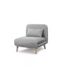 Banquette scandinave 1 place convertible BZ (Gris clair)