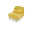 Banquette scandinave 1 place convertible BZ (Jaune)