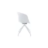 Fauteuil de bureau en polypropylène AUDE (Blanc)