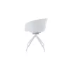 Fauteuil de bureau en polypropylène AUDE (Blanc)