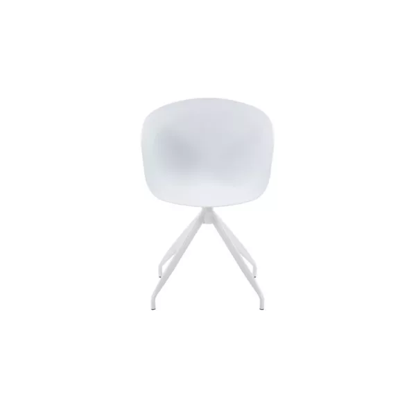 Fauteuil de bureau en polypropylène AUDE (Blanc)