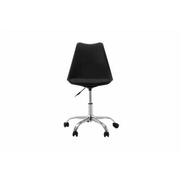 Fauteuil de bureau en polypropylène et simili TONO (Noir)