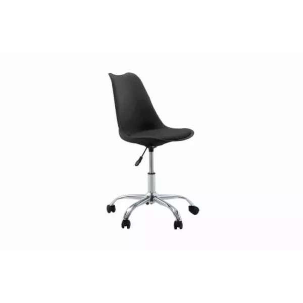 Fauteuil de bureau en polypropylène et simili TONO (Noir)