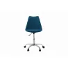 Fauteuil de bureau en polypropylène et simili TONO (Bleu pétrole)