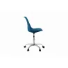 Fauteuil de bureau en polypropylène et simili TONO (Bleu pétrole)