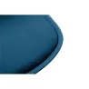 Fauteuil de bureau en polypropylène et simili TONO (Bleu pétrole)