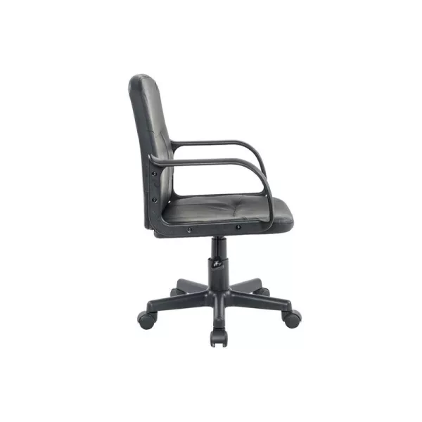 Silla de oficina con ruedas con reposabrazos en imitación ALTO (Negro) asociarse con Sillones de oficina modernos para un interi