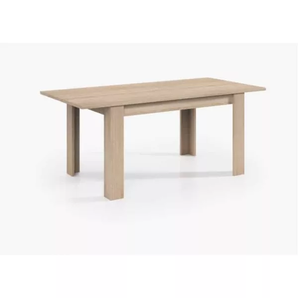 Table à manger extensible L140, 190 cm VESON (Chêne clair)