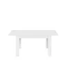 Table à manger extensible L140, 190 cm VESON (Blanc brillant)