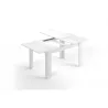 Table à manger extensible L140, 190 cm VESON (Blanc)