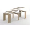 Table à manger extensible L51, 237 cm VESON (Chêne clair) à associer à Tables Pliantes Pratiques Et Robustes