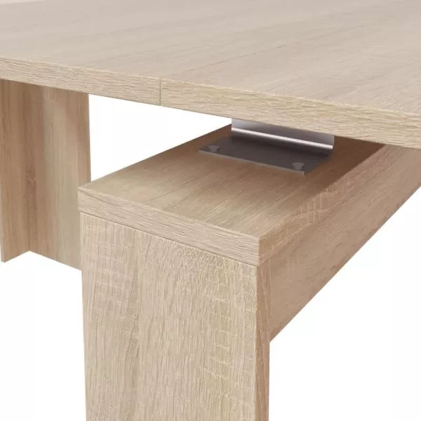 Extendable dining table L51, 237 cm VESON (Light oak) to associate with High Quality Solid Wood Tables