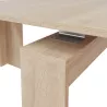 Mesa de comedor extensible L51, 237 cm VESON (Roble claro) asociarse con Mesas escandinavas con un diseño limpio