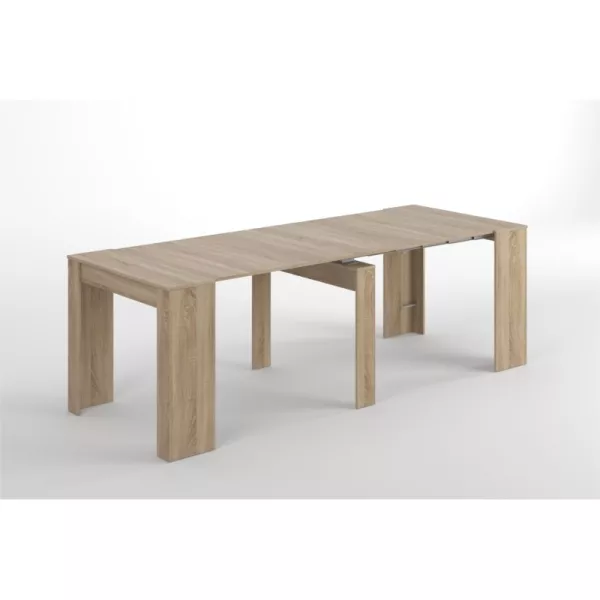 Mesa de comedor extensible L51, 237 cm VESON (Roble claro) asociarse con Mesas de cocina funcionales y elegantes