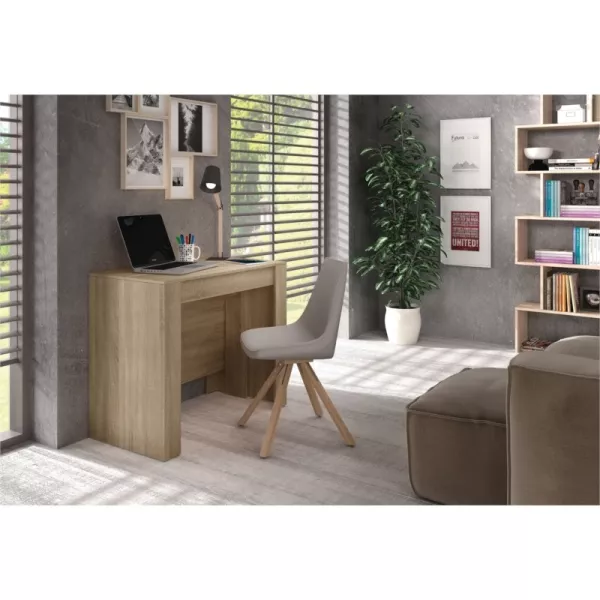 Mesa de comedor extensible L51, 237 cm VESON (Roble claro) asociarse con Mesas plegables prácticas y robustas