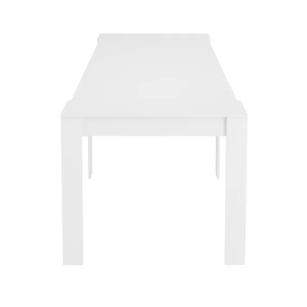 Table à manger extensible L51, 237 cm VESON (Blanc brillant)