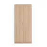 Armoire penderie 2 Portes L82xH180 cm VADIM (Chêne) à associer à Meubles De Rangement Meubles Tv Etageres Armoires En Rotin Pour