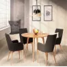 Dining table style Scandinavian round PONY (Ø 120 cm) (wooden)