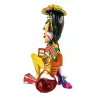 Statue résine décorative design PHILEON (H60 cm) (Multicolore)