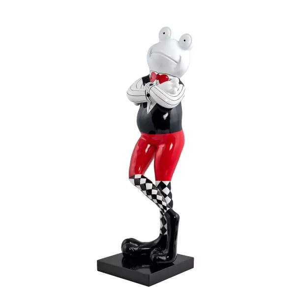 Statua decorativa scultura design COQ (H50) (Blu, bianco, rosso)