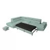 Convertible corner sofa 5 places fabric Left Corner RIO (Light blue) to associate with Modern Sofas And Convertible Sofas For A 