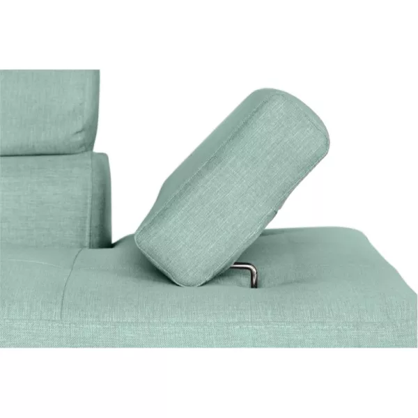 Convertible corner sofa 5 places fabric Left Corner RIO (Light blue) to associate with Modern Sofas And Convertible Sofas For A 