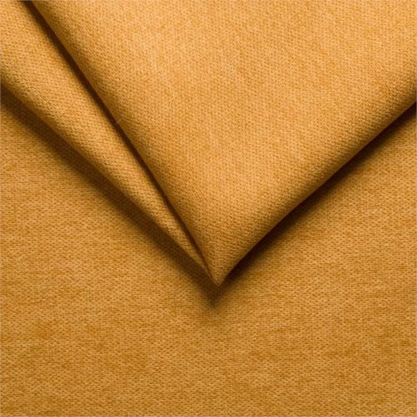 Canapé d'angle convertible 5 places tissu Angle Gauche RIO (Jaune ocre)