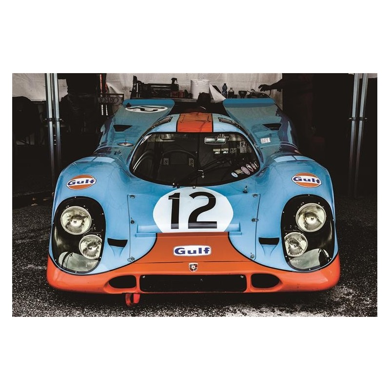 Tableau sur verre RACING (80 x 120 cm) (multicolore)