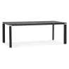 Bureau droit design en bois (200x100 cm) BOUNY (noir)