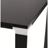 Bureau droit design en bois (200x100 cm) BOUNY (noir)