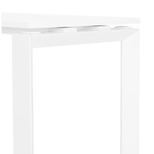 Design corner desk in wood white feet (160x170 cm) OSSIAN (white finish) to associate with Contemporary Design Office for Functi