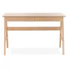 Bureau droit design en bois (70x120 cm) CURT (finition naturel)