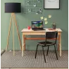 Bureau droit design en bois (70x120 cm) CURT (finition naturel)