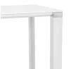 Bureau haut design en verre trempé (70x140 cm) BOIN MAX (finition blanc)