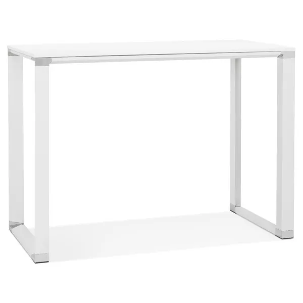 Bureau haut design en bois (70x140 cm) BOUNY MAX (finition blanc)