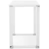 Bureau haut design en bois (70x140 cm) BOUNY MAX (finition blanc)