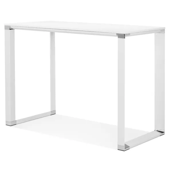 Bureau haut design en bois (70x140 cm) BOUNY MAX (finition blanc)