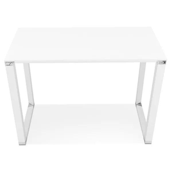 Bureau haut design en bois (70x140 cm) BOUNY MAX (finition blanc)