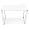 Bureau haut design en bois (70x140 cm) BOUNY MAX (finition blanc)