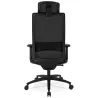 Fauteuil de bureau ergonomique en tissu DALLAS (noir)