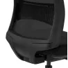 Fauteuil de bureau ergonomique en tissu DALLAS (noir)